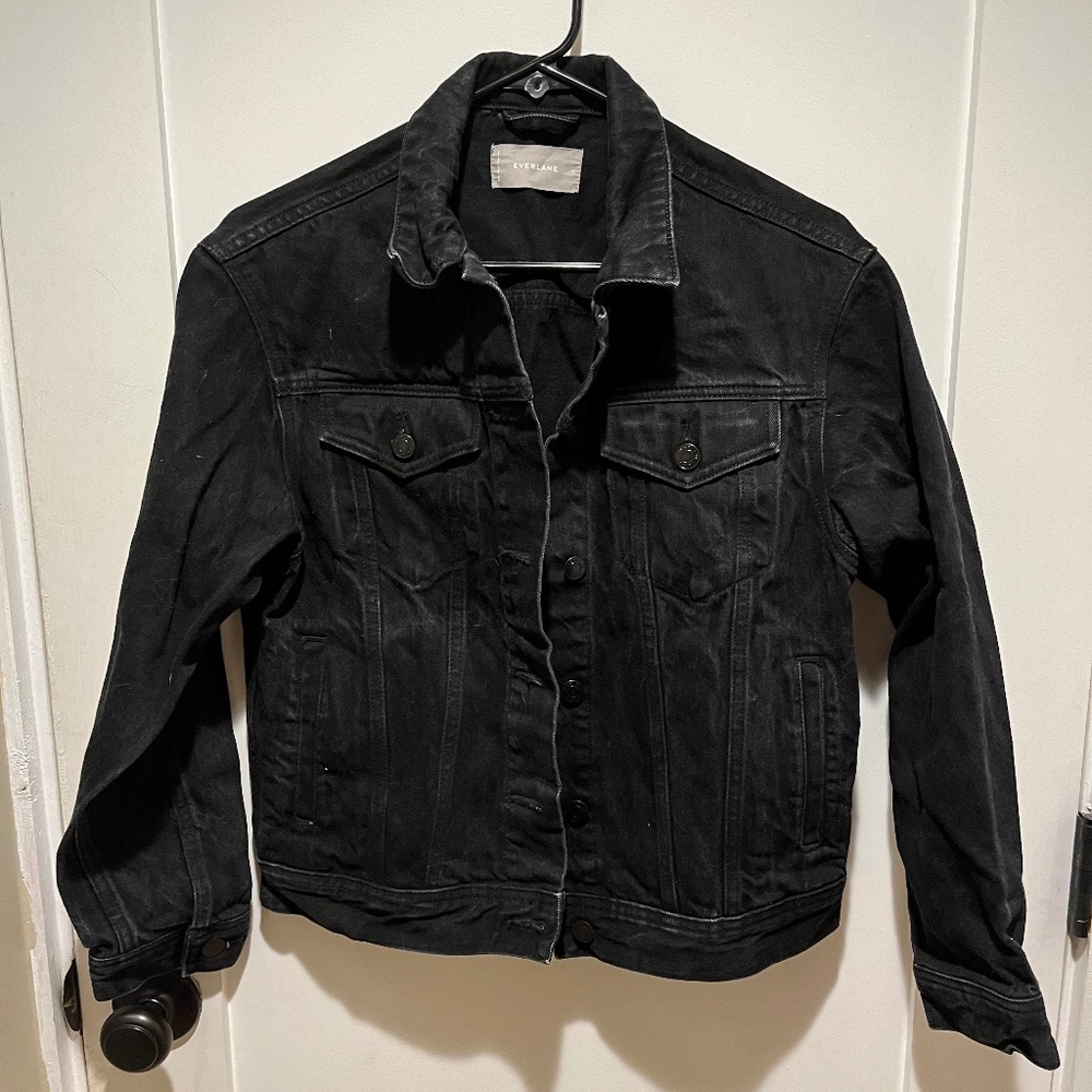 Everlane black Jean jacket